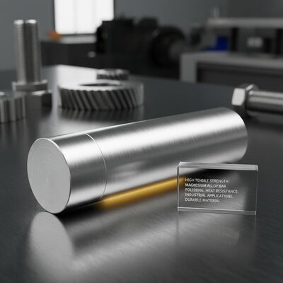 Alta resistenza alla trazione Bar di magnesio in lega resistenza al calore per la lucidatura Adatta per applicazioni industriali Durable e materiale